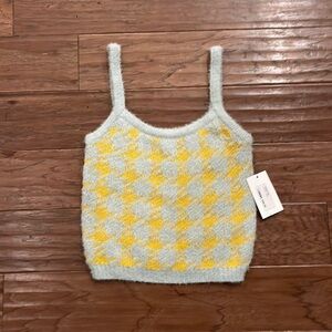 Blu Pepper Fuzzy Sweater Tank
